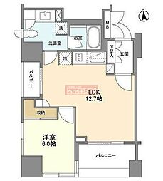 LaSante麻布十番 1LDKの間取図画像