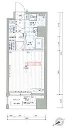 パティーナ三田台 1Kの間取図画像