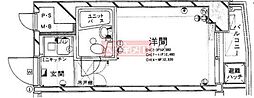 シティープラザ南麻布 ワンルームの間取図画像