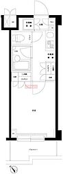 ルーブル目黒不動前 1Kの間取図画像