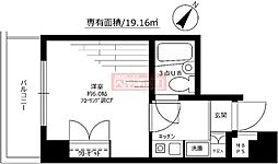 ステージファースト武蔵小山 1Kの間取図画像