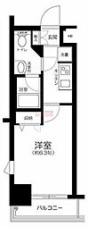 プレール・ドゥーク目白アベニュー 1Kの間取図画像