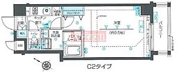 ZOOM目黒不動前 1Kの間取図画像