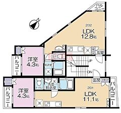 物件の間取り