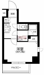 アプレシティ豊島園 1Kの間取図画像