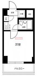 ストークプラザ武蔵小山 1Kの間取図画像