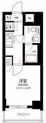 プレール・ドゥーク文京茗荷谷 1Kの間取図画像