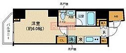 ZOOM恵比寿 1Kの間取図画像