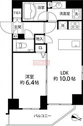 麻布十番レジデンス 1LDKの間取図画像