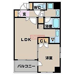 パレステュディオ渋谷ステーションフロント 1DKの間取図画像