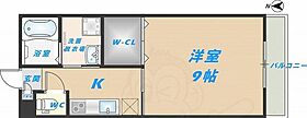 大阪府東大阪市菱屋西１丁目（賃貸アパート1K・1階・31.46㎡） その2