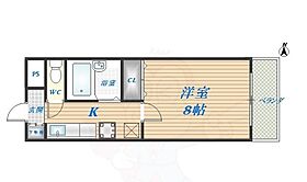 大阪府東大阪市御厨南１丁目1番12号（賃貸マンション1K・4階・23.00㎡） その2