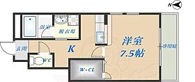 大阪府東大阪市西堤西1番6号（賃貸アパート1R・1階・28.95㎡） その2