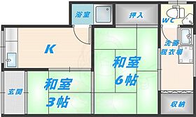 大阪府東大阪市永和３丁目（賃貸一戸建2K・1階・32.00㎡） その2