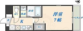 Luxe布施東1  ｜ 大阪府東大阪市荒川１丁目（賃貸マンション1K・2階・23.14㎡） その2