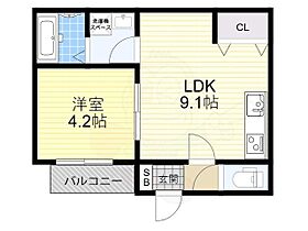 AND　TERRACE　TOMOI  ｜ 大阪府東大阪市友井４丁目（賃貸アパート1LDK・3階・31.00㎡） その2