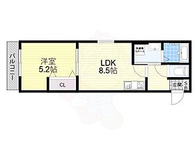 アート北巽  ｜ 大阪府大阪市生野区巽北３丁目（賃貸アパート1LDK・2階・32.37㎡） その2