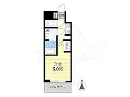 Osaka Metro中央線 深江橋駅 徒歩8分の賃貸マンション 9階1Kの間取り