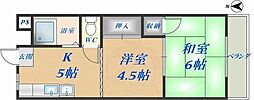 ロイヤルDyDo 2Kの間取図画像