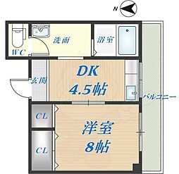 コーポフェルメール 2階/-