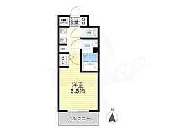 S-RESIDENCE高井田beleta 1Kの間取図画像