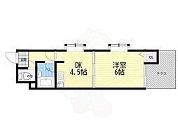 グランデコ ワンルームの間取図画像