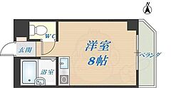 エイチ・ツー・オー高井田ビル ワンルームの間取図画像