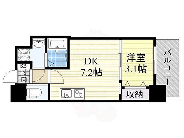 セレニテ福島カルム ｜大阪府大阪市福島区吉野２丁目(賃貸マンション1DK・10階・26.74㎡)の写真 その2