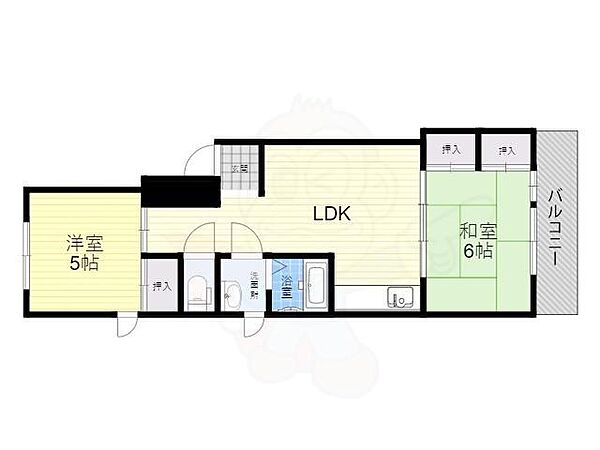 アクト1新町 ｜大阪府大阪市西区新町２丁目(賃貸マンション2DK・5階・48.00㎡)の写真 その2