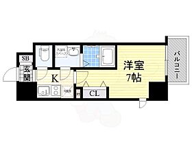 グランルージュ中之島南  ｜ 大阪府大阪市西区江戸堀１丁目25番27号（賃貸マンション1K・4階・24.80㎡） その2