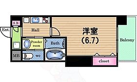 ラグゼドーム前1  ｜ 大阪府大阪市西区九条南２丁目33番27号（賃貸マンション1K・8階・21.75㎡） その2