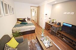 パークアクシス大阪新町 14階1Kのリビング/ダイニング