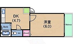 江戸堀コーポ 5階