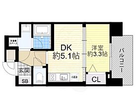 ソルテラス阿波座ウィズ  ｜ 大阪府大阪市西区立売堀５丁目5番7号（賃貸マンション1DK・13階・25.45㎡） その2