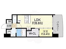 セレニテ阿波座ミラク 7階/-