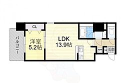 La Douceur九条 7階/-