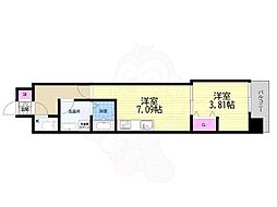 Alivis新町 6階/-