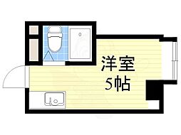 ラパンジール本田1 ワンルームの間取図画像