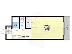 奥内阿波座駅前マンション 4階/-