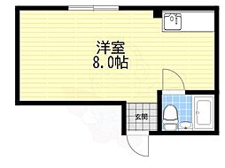 本町センタービル ワンルームの間取図画像