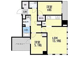 ファインタワー大手前 20階/-