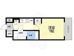 willDo九条南 1Kの間取図画像