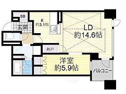 プレミストタワー靱本町 28階/-