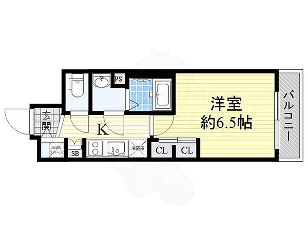 スワンズシティ中之島クロス ｜大阪府大阪市西区川口２丁目(賃貸マンション1K・7階・22.34㎡)の写真 その2