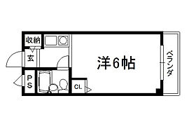 ビレッタ七瀬川 107 ｜ 京都府京田辺市三山木七瀬川（賃貸マンション1R・1階・17.70㎡） その2