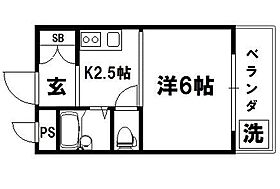 来春入居メゾン市川壱番館 205 ｜ 京都府京田辺市興戸若宮（賃貸マンション1K・2階・19.77㎡） その2