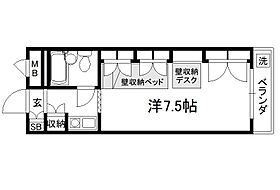 セレーネ田辺III-A 304 ｜ 京都府京田辺市興戸塚ノ本（賃貸マンション1K・3階・18.09㎡） その2