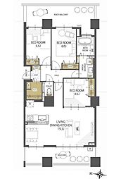 間取図画像 3LDK