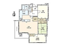 間取図画像 3LDK