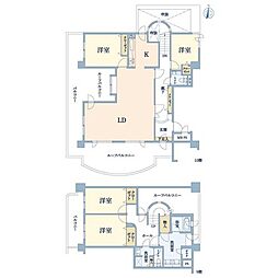 ライオンズガーデン南26条 4LDKの間取図画像
